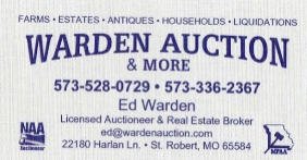 Warden Auction & More