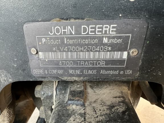 Exploring the Components: An In-Depth look at the John Deere 4700 Parts