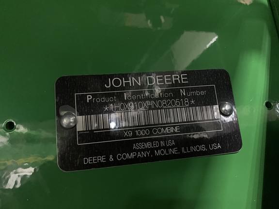 Main image John Deere X9 1000 12