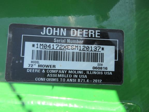 Main image John Deere 72" Mower Deck 9